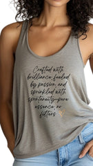 Female Festive Tank Top - 'Crafted with Brilliance'