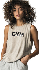 Women's Festival Muscle Tank - 'Gym Therapy'