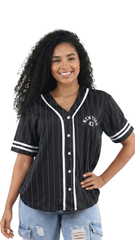 Women’s New York Varsity Pinstripe Shirt (Button-Up)