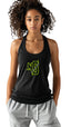 Classic Female Racer Back Tank Top - 'No Pain No Gain'