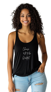 Female Festive Tank Top - 'Grateful'