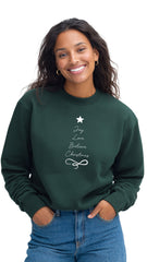 Crewneck Sweater - 'Joy Love Believe Christmas'