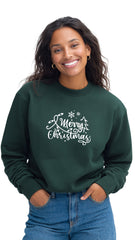 Crewneck Sweater - 'Merry Christmas w/lights'