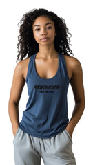Classic Female Racer Back Tank Top - 'Stronger Than You Think'