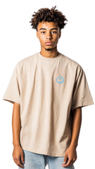 Male Oversized Streetwear Tee - 'Don't Give Up'