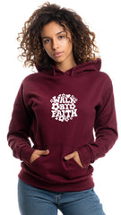 Light Pink Hoodie - Walk by Faith