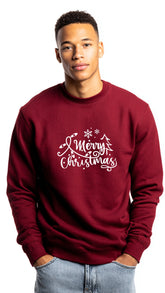 Crewneck Sweater - 'Merry Christmas w/lights'