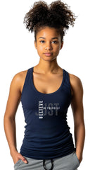 Classic Female Racer Back Tank Top - 'Just believe in yourself'
