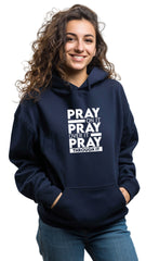 Old Gold Hoodie - Pray On it