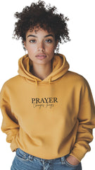 Forest Green Hoodie - Prayer Changes Things
