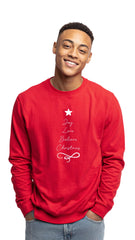 Crewneck Sweater - 'Joy Love Believe Christmas'