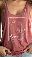 Female Festive Tank Top - 'Grow'