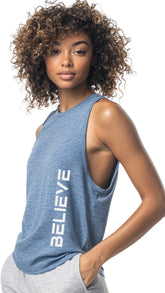 Women's Festival Muscle Tank - 'Believe'