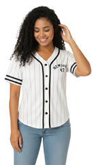 Women’s New York Varsity Pinstripe Shirt (Button-Up)