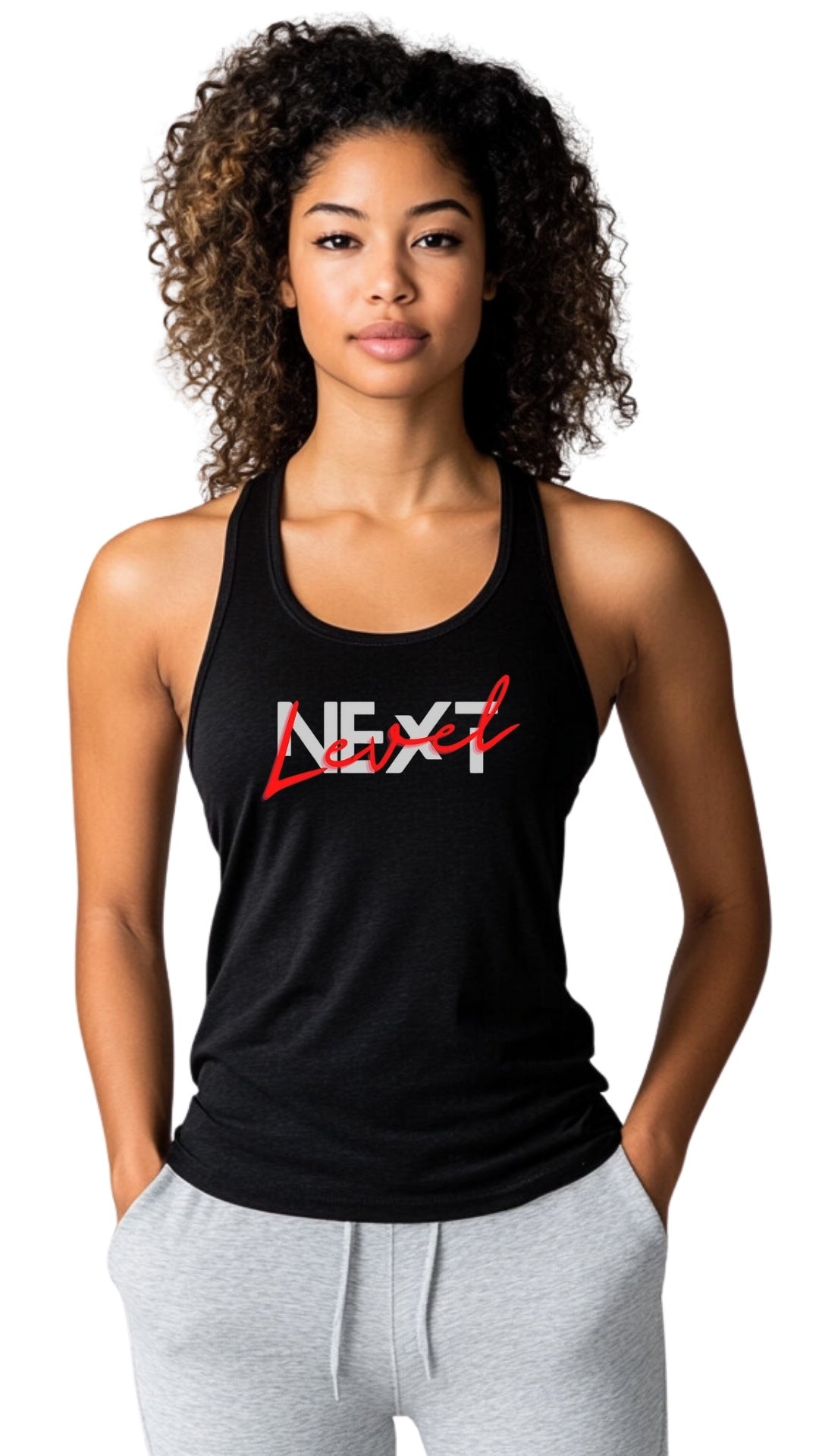Classic Female Racer Back Tank Top - 'Next Level' Main image