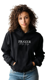 Forest Green Hoodie - Prayer Changes Things