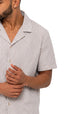 Men’s Thin Striped Linen Matching Set