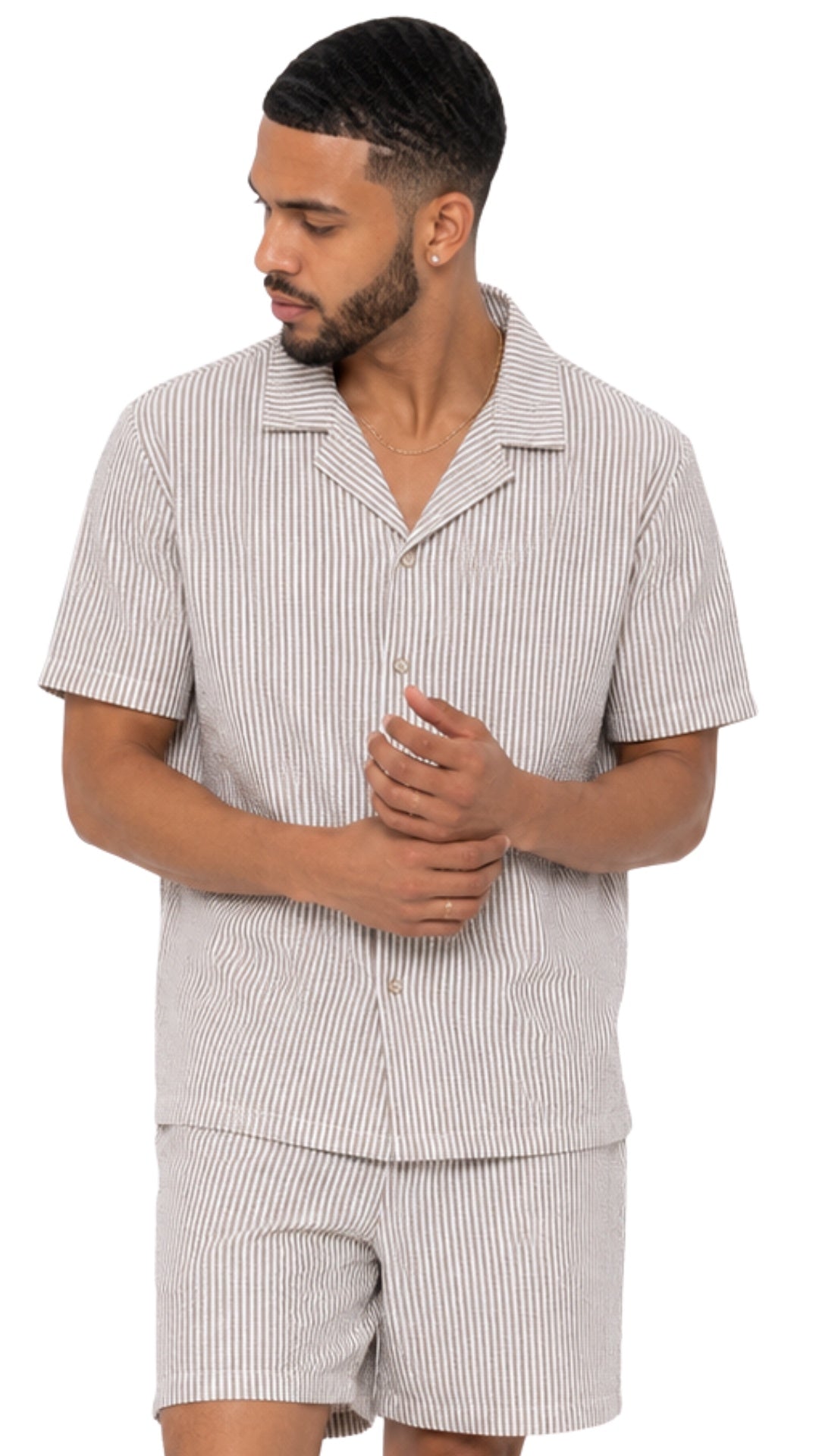 The Stripe Linen Set Secondary image
