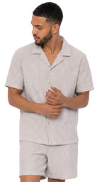 The Stripe Linen Set
