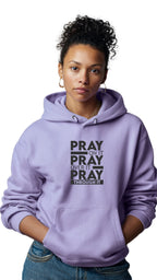 Old Gold Hoodie - Pray On it