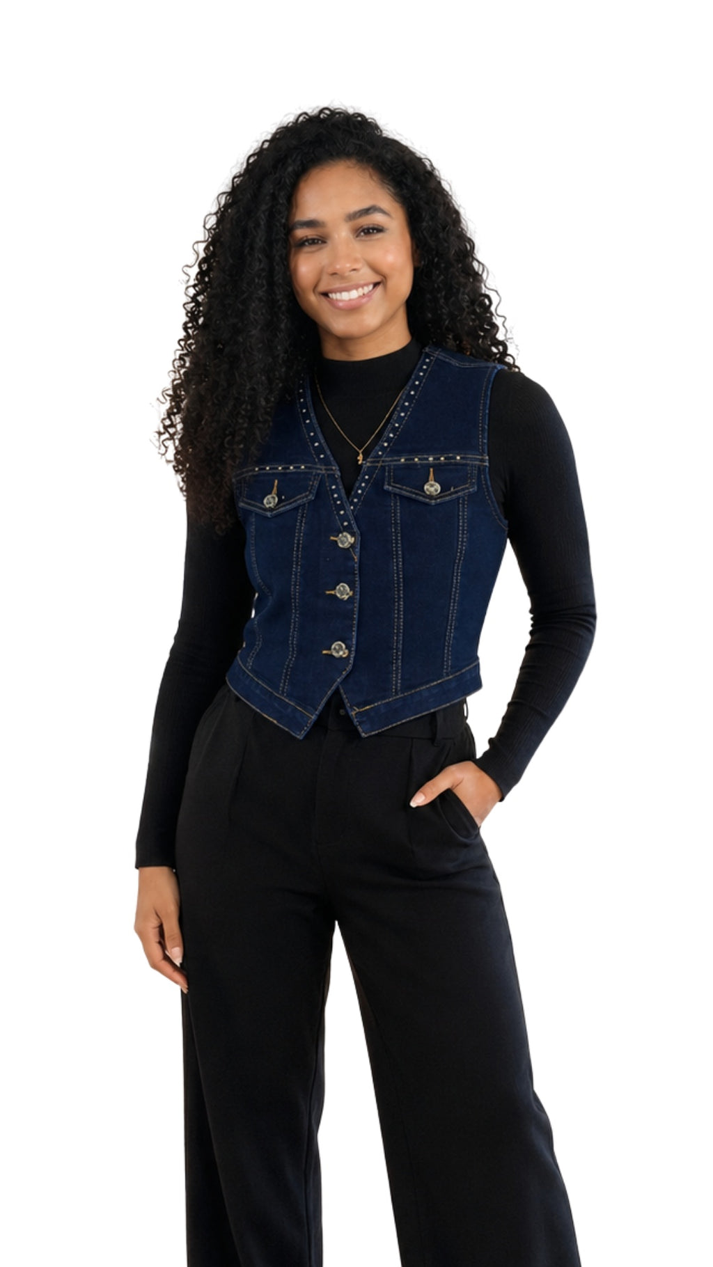 Midnight Denim Waistcoat