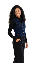 Midnight Denim Waistcoat