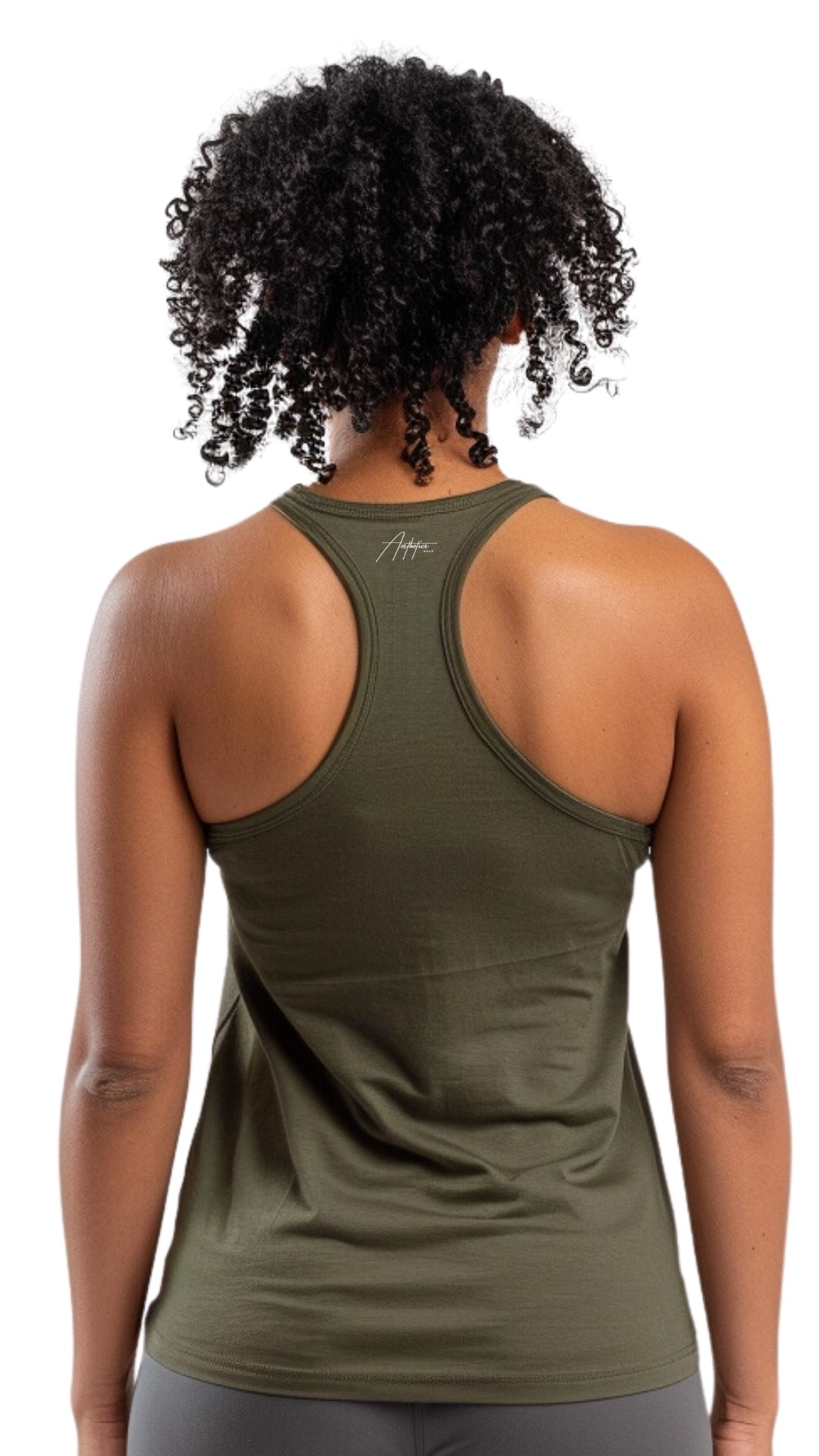 Classic Female Racer Back Tank Top - 'It's You Vs You' Secondary image