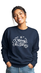 Crewneck Sweater - 'Merry Christmas w/lights'