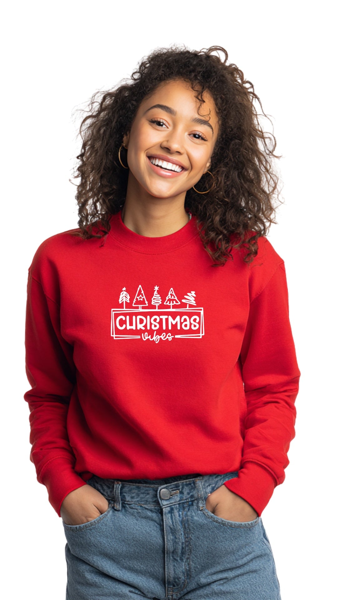 Crewneck Sweater - 'Christmas Vibes'