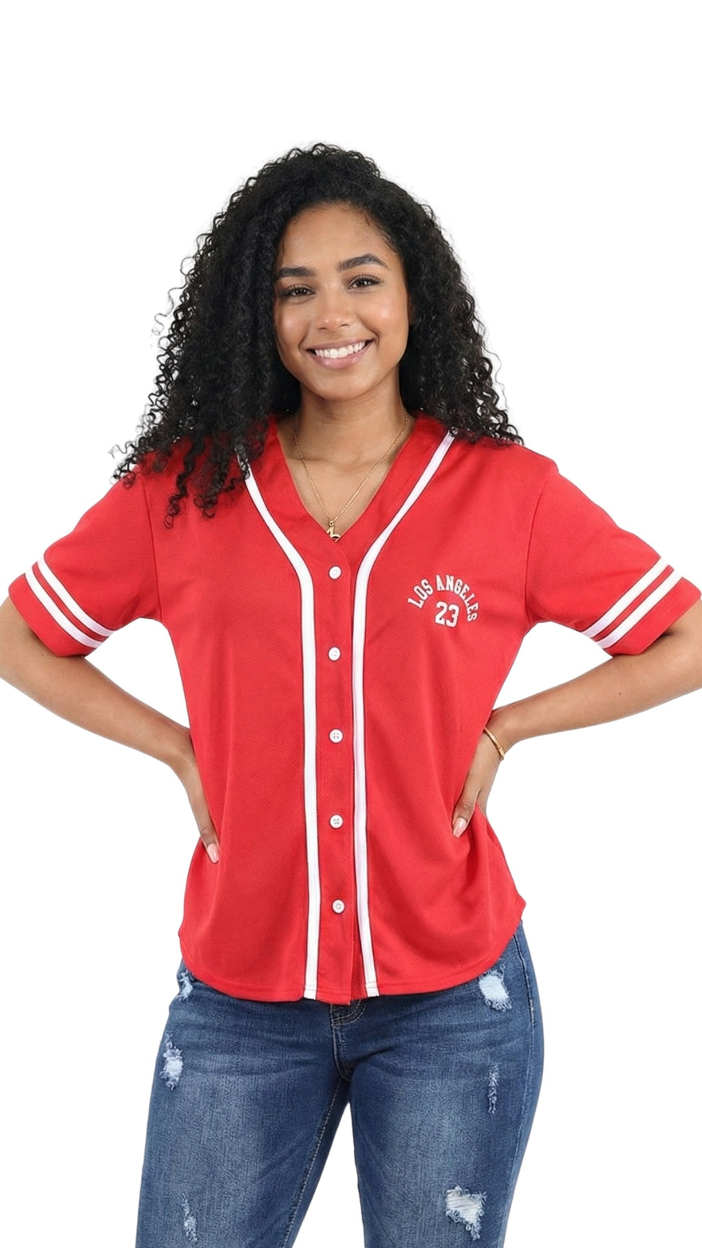 Women’s Los Angeles Varsity Shirt (Button-Up)