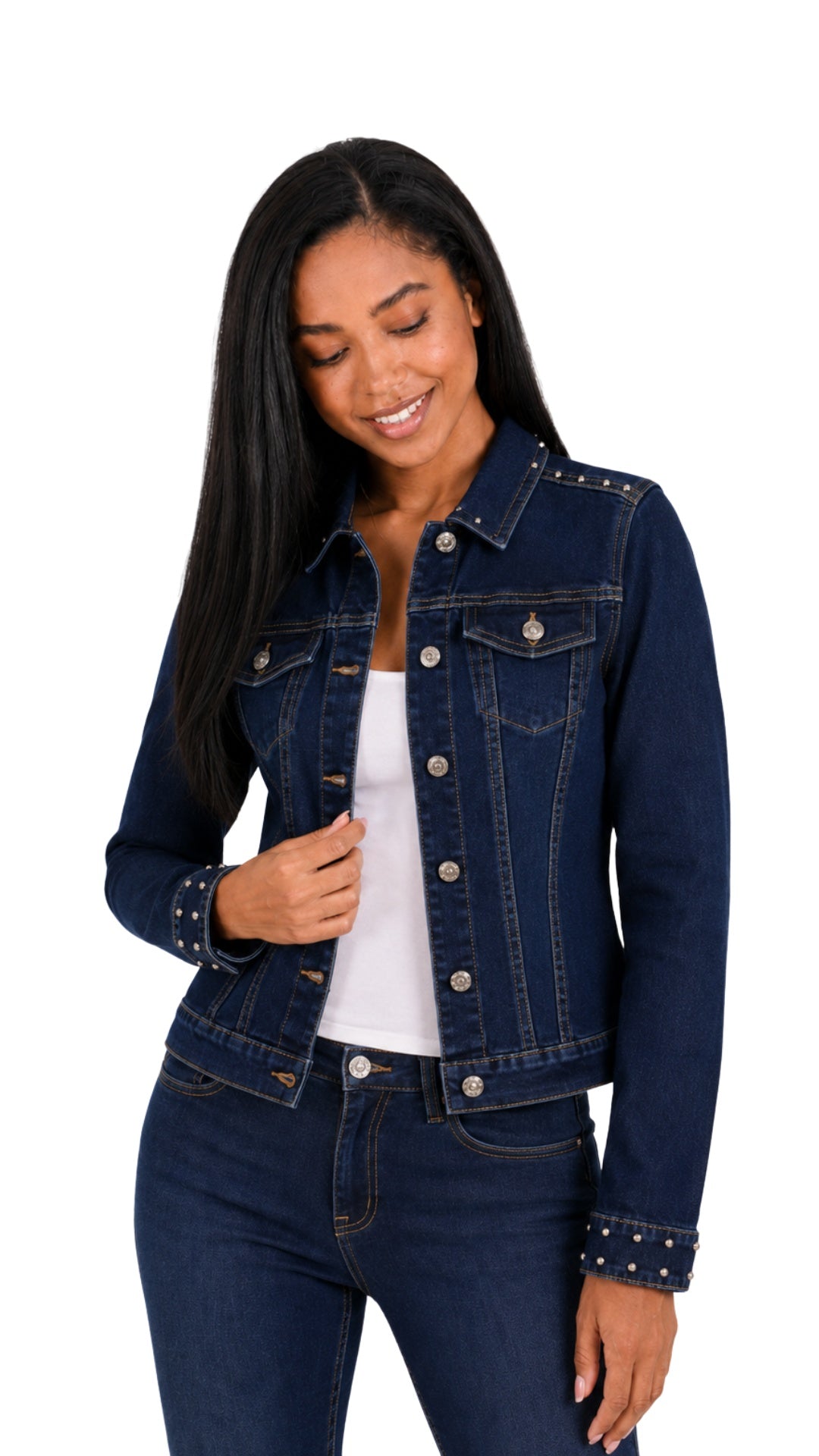 Signature Dark Denim Jacket Main image