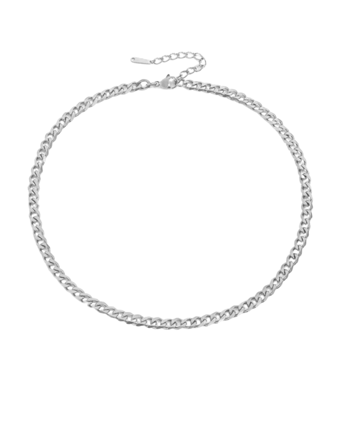 FEMALE CUBAN STAINLESS STEEL CHAIN