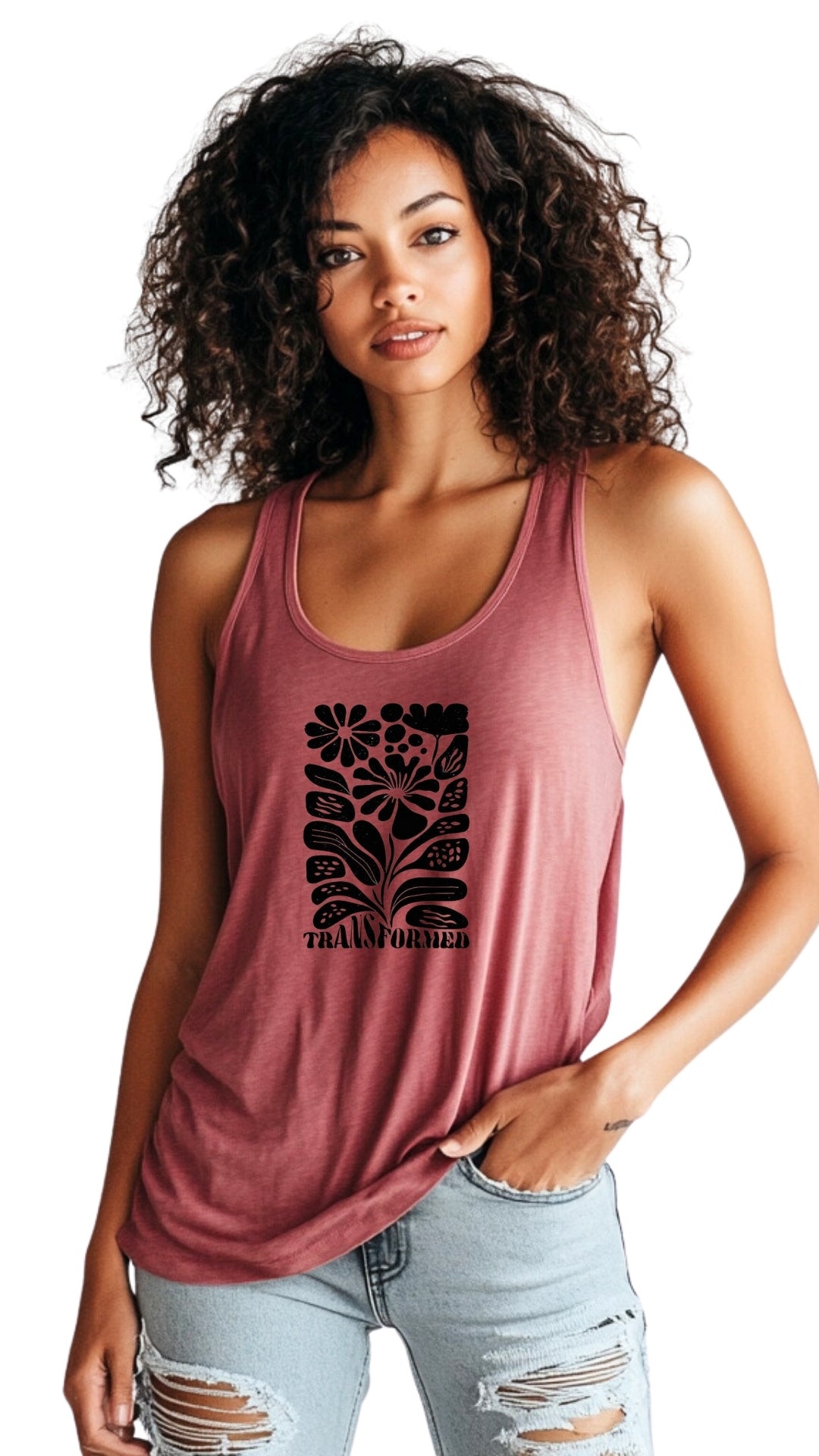 Female Festive Tank Top - 'Transformed' Main image