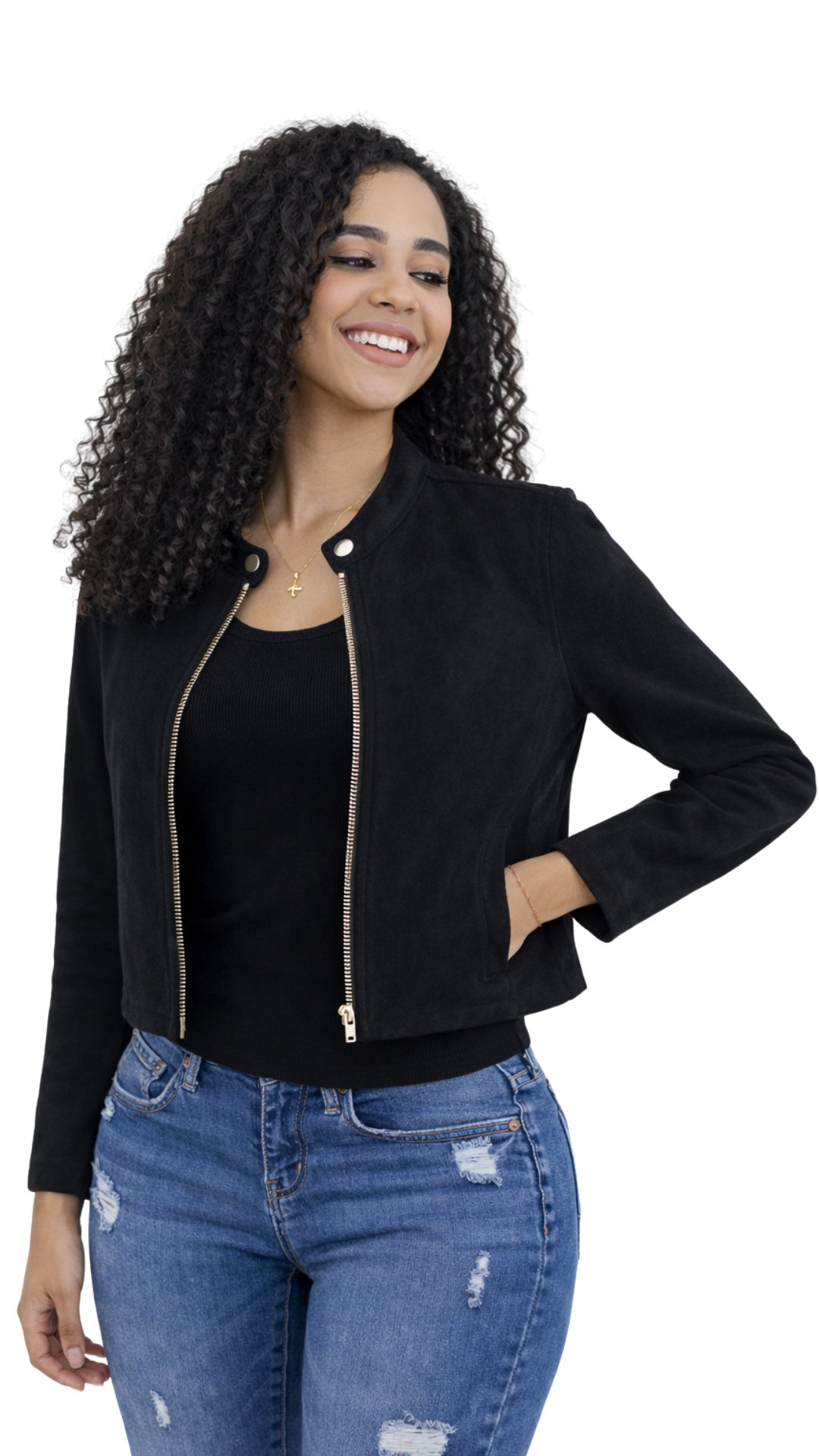 The Luxe Zip Jacket Secondary image